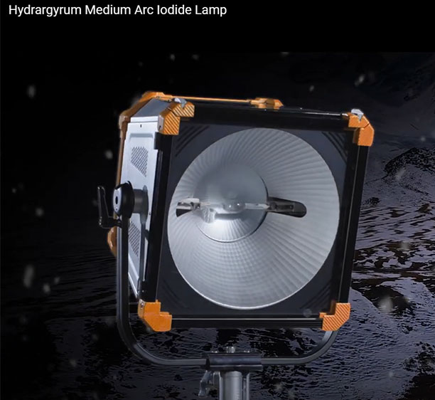 Hydrargyrum Video lampada ioduro ad arco medio